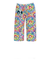 Thumbnail for BRIEF INSANITY Far Out Tie Dye Snoopy Pajama Lounge Pants