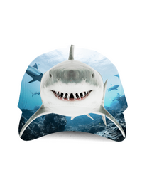 Thumbnail for BRIEF INSANITY Kids Shark Cap