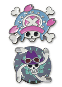 Thumbnail for ONE PIECE - PINSART PINSART CHOPPER & ROBIN SKULL PIN SET