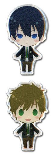 FREE! - PINSART SD HARUKA & MAKOTO PIN SET