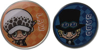 Thumbnail for ONE PIECE - PINSART LAW & SABO PINS