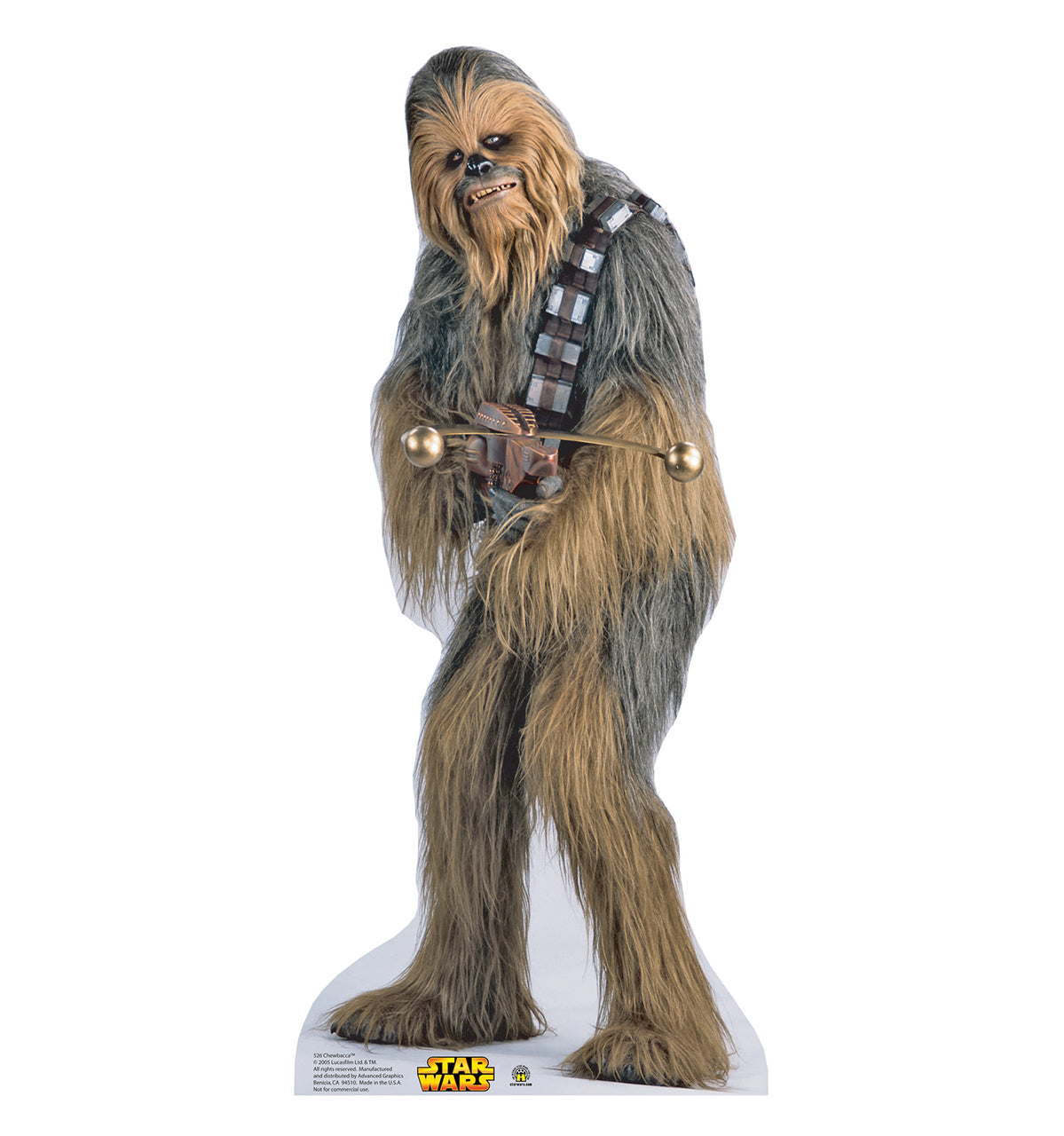Life-size Chewbacca Star Wars Cardboard Cutout thansk