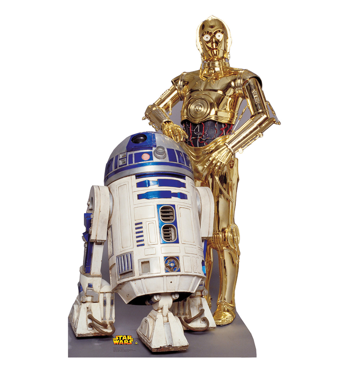 Life-size R2-D2 & C-3P0 Star Wars Cardboard Cutout