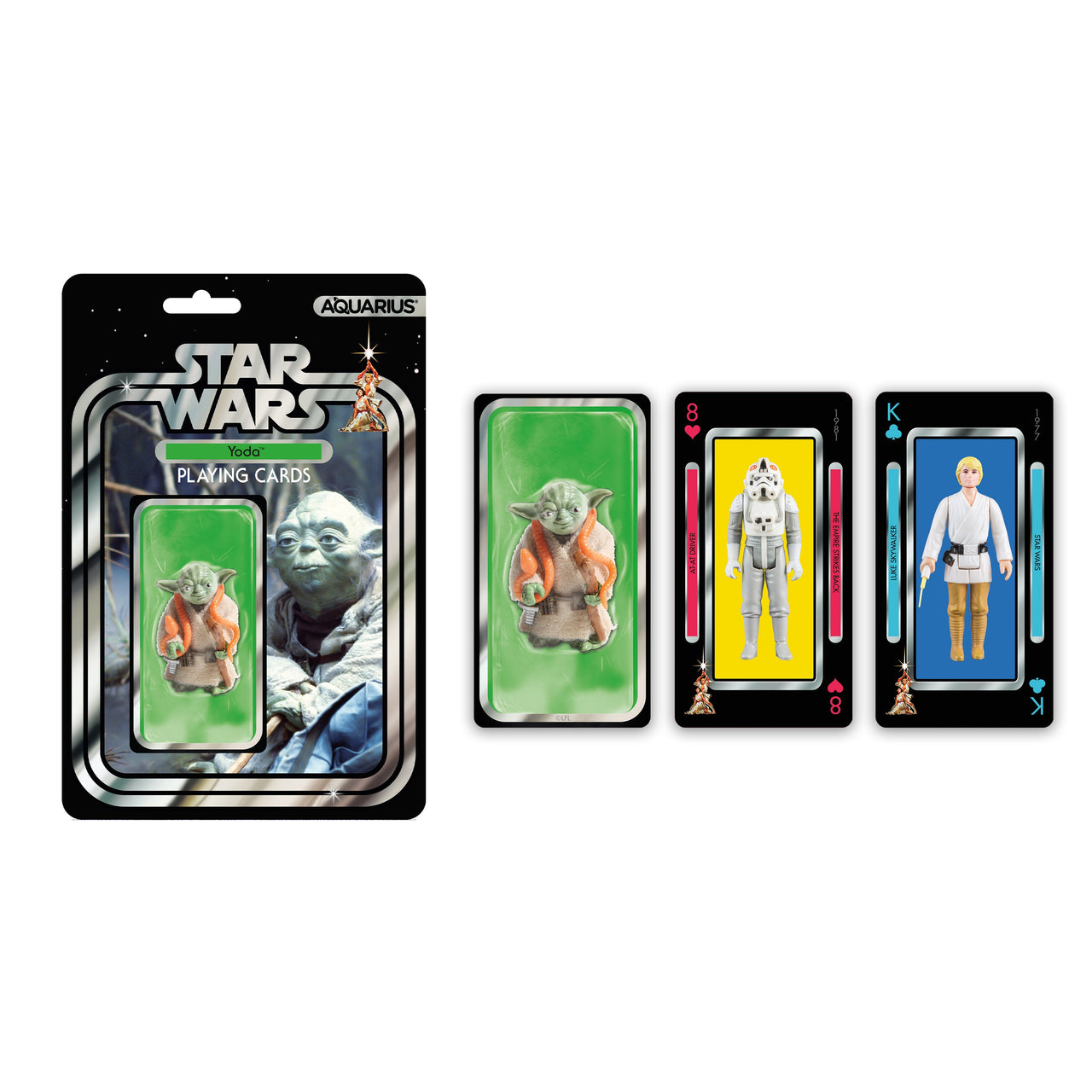 Star Wars Yoda Premium Playing Cards – 6 PC PPK