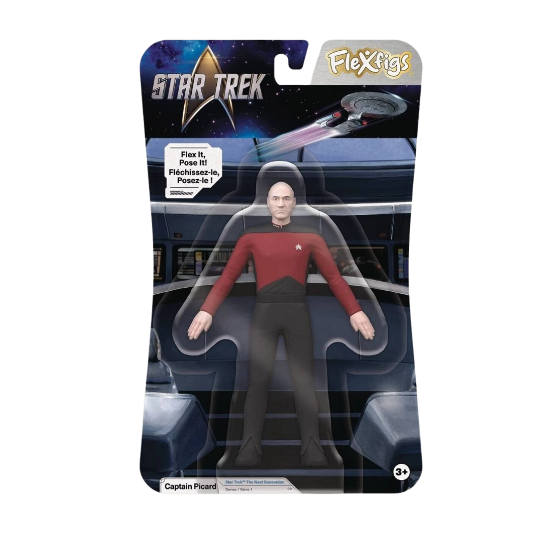 FlexFigs Star Trek Captain Picard 5” Bendable Figure