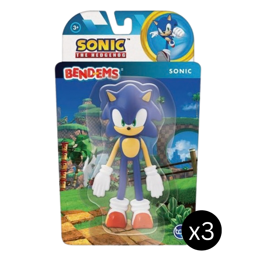 Sonic the Hedgehog FlexFigs 12-Pc Weighted Assortment