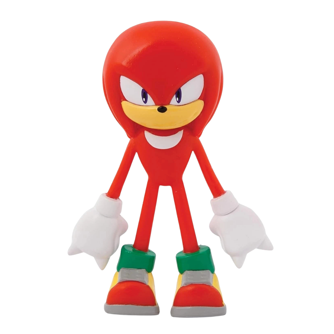 Knuckles FlexFigs 4.5" Bendable Figure - Sonic The Hedgehog Series 1
