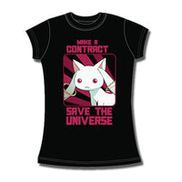 Thumbnail for MADOKA MAGICA MAKE A CONTRACT T-SHIRT