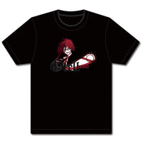 Thumbnail for BLACK BUTLER - GRELL WITH CHAINSAW T-SHIRT