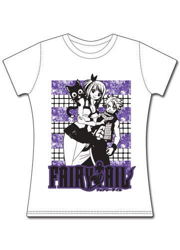 FAIRY TAIL HAPPY LUCY & NATSU JR T-SHIRT