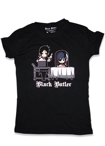 BLACK BUTLER - SEBASTIAN & CIEL EATING JR. T-SHIRT