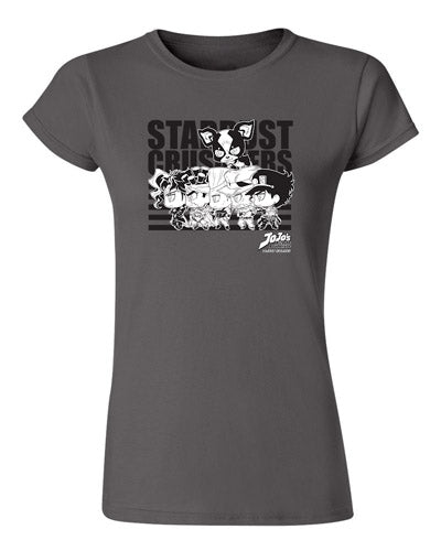 JOJO'S BIZARRE ADVANTURE - STARDUST CRUSADERS GROUP JRS SCREEN PRINT T-SHIRT