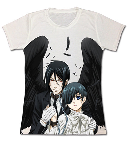 BLACK BUTLER - CIEL & DEMON SEBASTIAN FULL PRINT JRS T-SHIRT