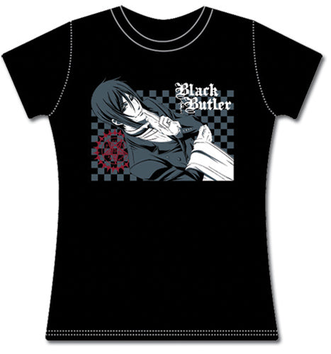 BLACK BUTLER - SEBASTIAN WITH PENTAGRAM JRS T-SHIRT