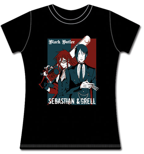 BLACK BUTLER - SEBASTIAN & GRELL JR. T-SHIRT