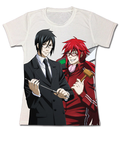 BLACK BUTLER - GRELL & SEBASTIAN SENSEI FULL JRS T-SHIRT