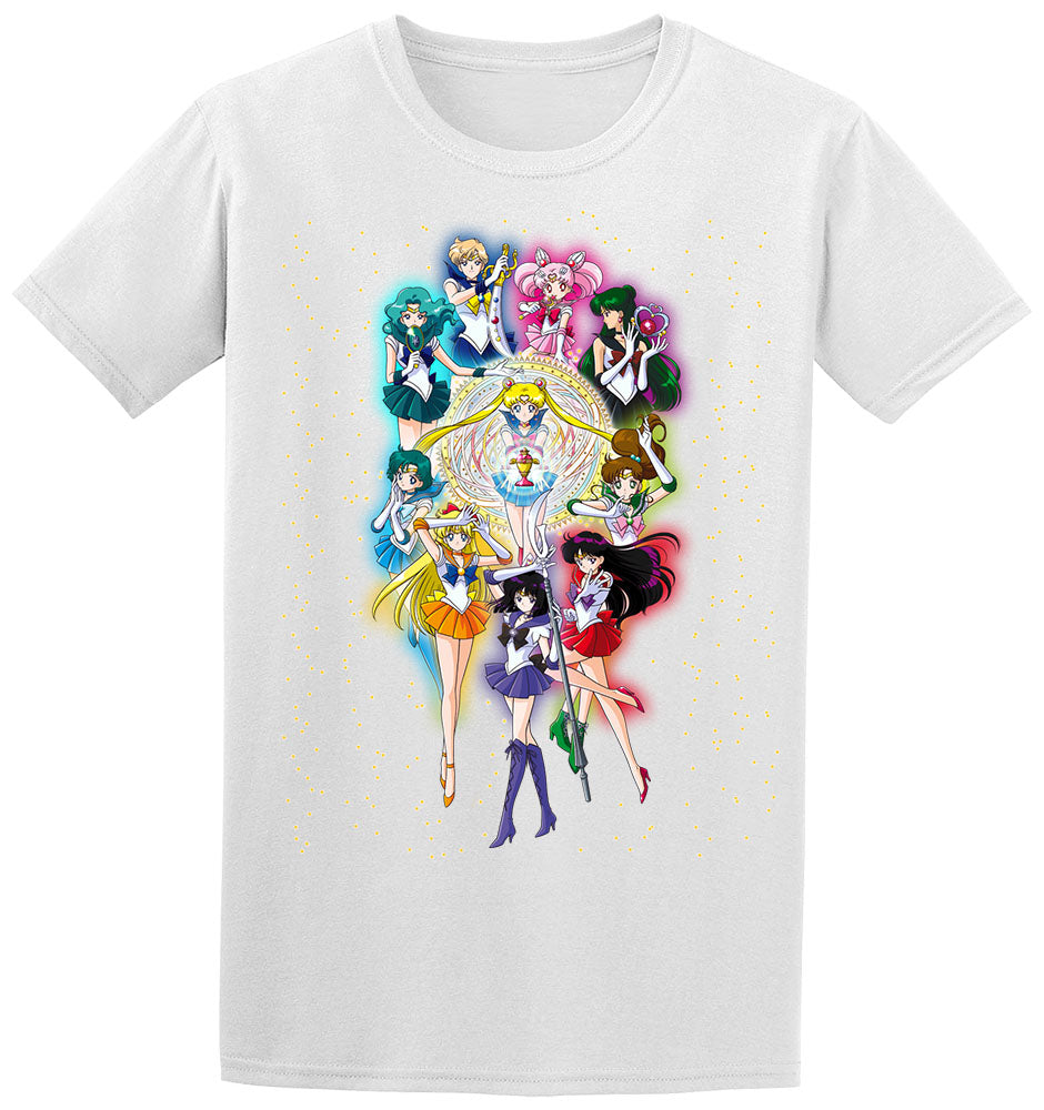 SAILOR MOON S GROUP FULL PRINT T-SHIRT