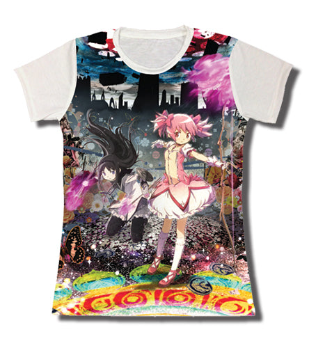 MADOKA MAGICA MOVIE HOMURA & MADOKA JRS T-SHIRT
