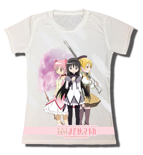 MADOKA MAGICA MOVIE HOMURA & MADOKA MAMI JRS T-SHIRT