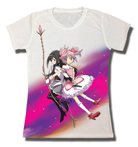 MADOKA MAGICA MOVIE TEAM HOMURA MADOKA SUBLIMATION JRS. T-SHIRT