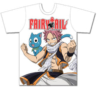 Thumbnail for FAIRY TAIL- NATSU AND HAPPY MENS T-SHIRT