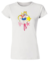 Thumbnail for SAILOR MOON R- SAILOR MOON WITH STARS JRS T-SHIRT