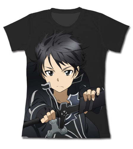 SWORD ART ONLINE- KIRITO BATTLE READY JRS T-SHIRT