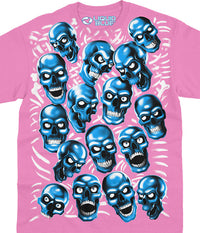 Thumbnail for Skull Pile BLU/PNK T-Shirt