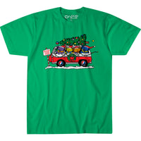 Thumbnail for Steal Your Christmas Tree Green Athletic T-Shirt
