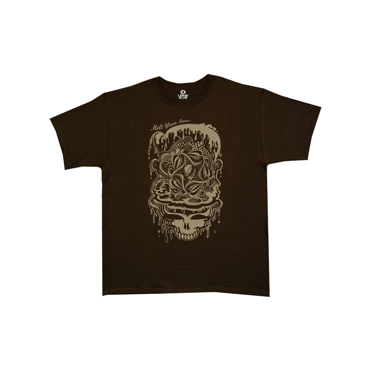 Dead Melt Brown Athletic T-Shirt