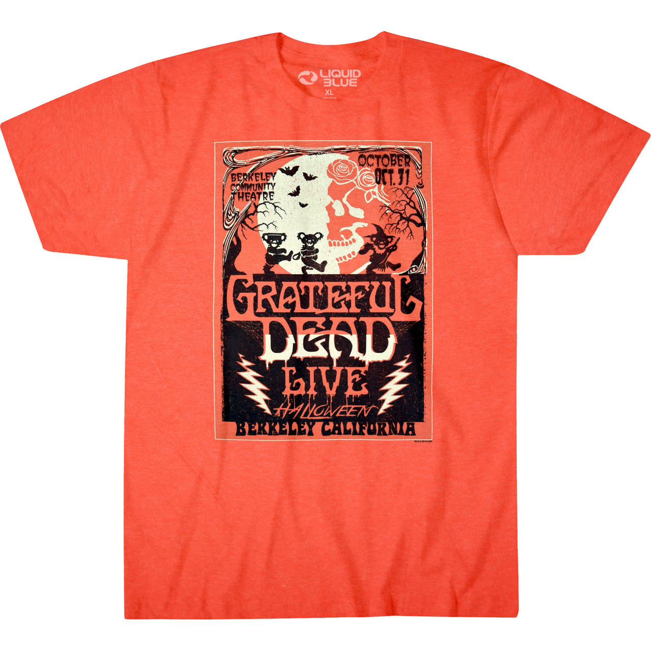 Berkeley Moon Orange Poly Cotton T-Shirt