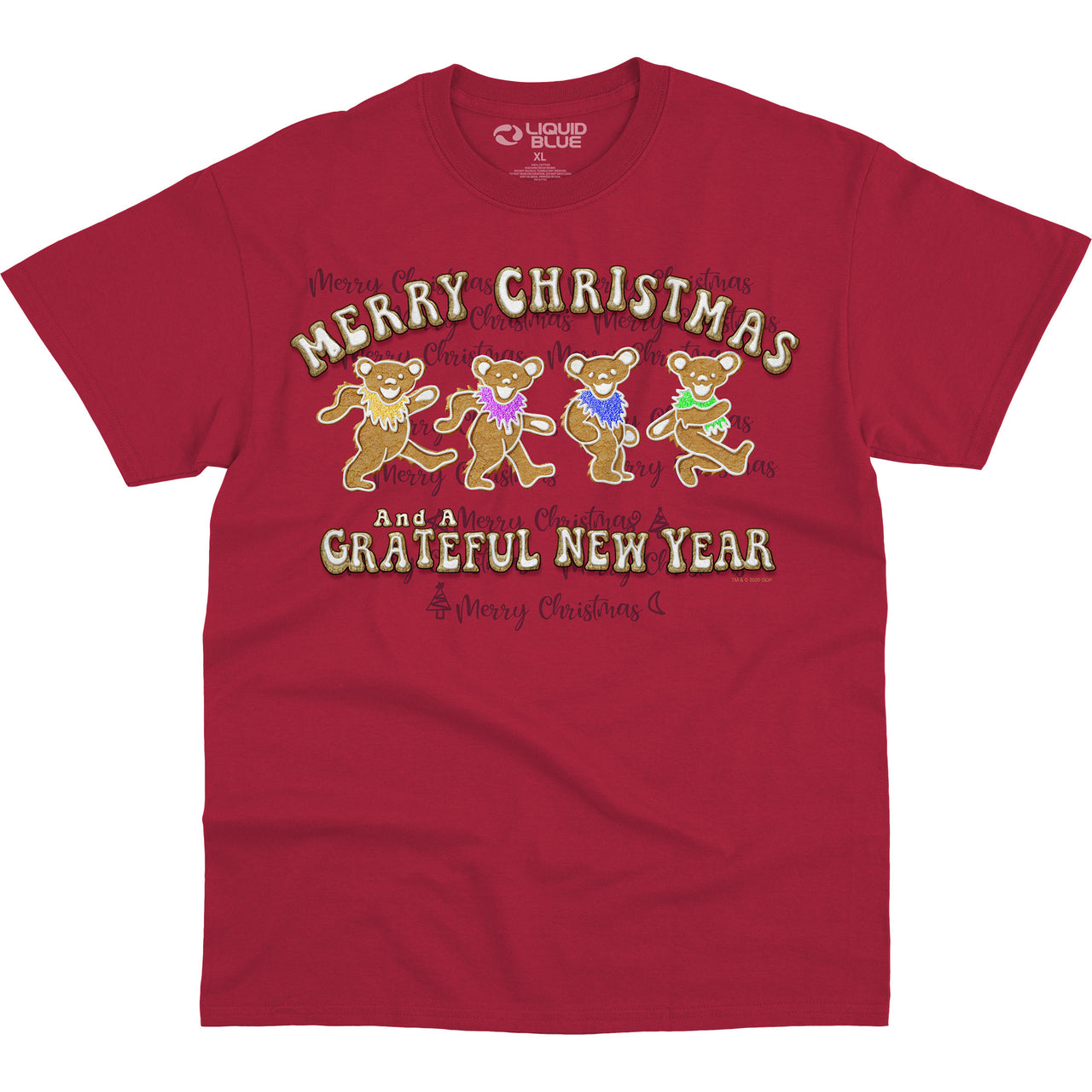 Dancin' Gingerbread Bears Red T-Shirt