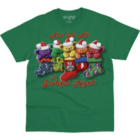 Thumbnail for Xmas Stocking Bears Green T-Shirt