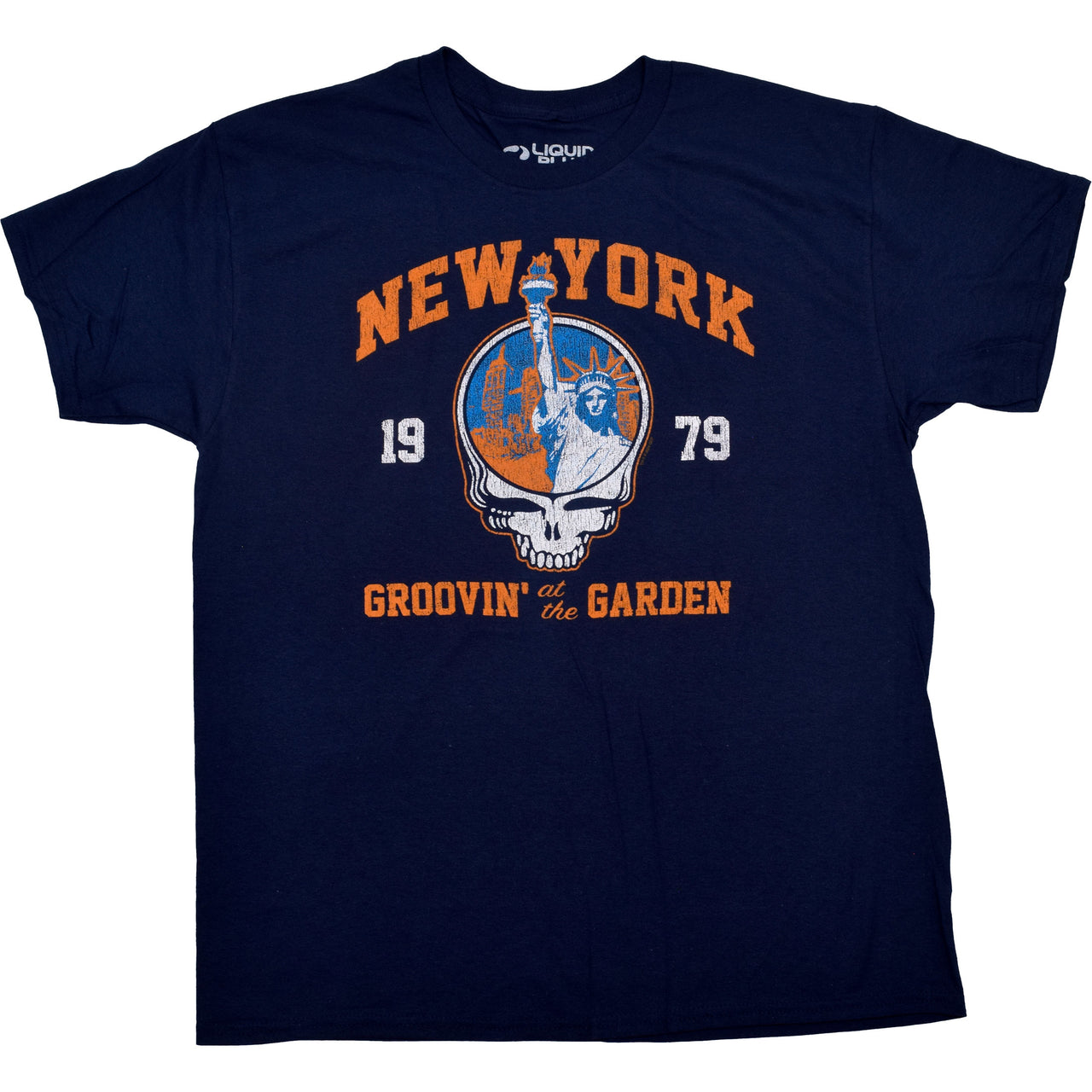 Groovin At The Garden Navy T-Shirt