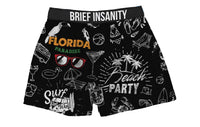 Thumbnail for BRIEF INSANITY Florida Chalk Boxer Shorts