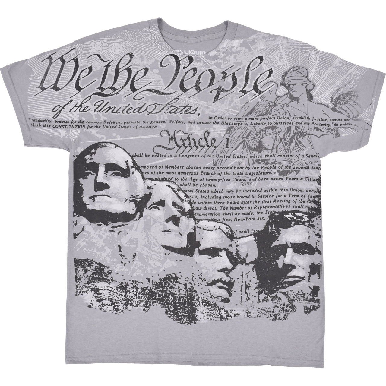 We The People Grey T-Shirt
