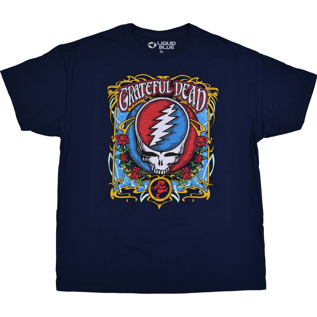 Steal Your Roses Navy T-Shirt