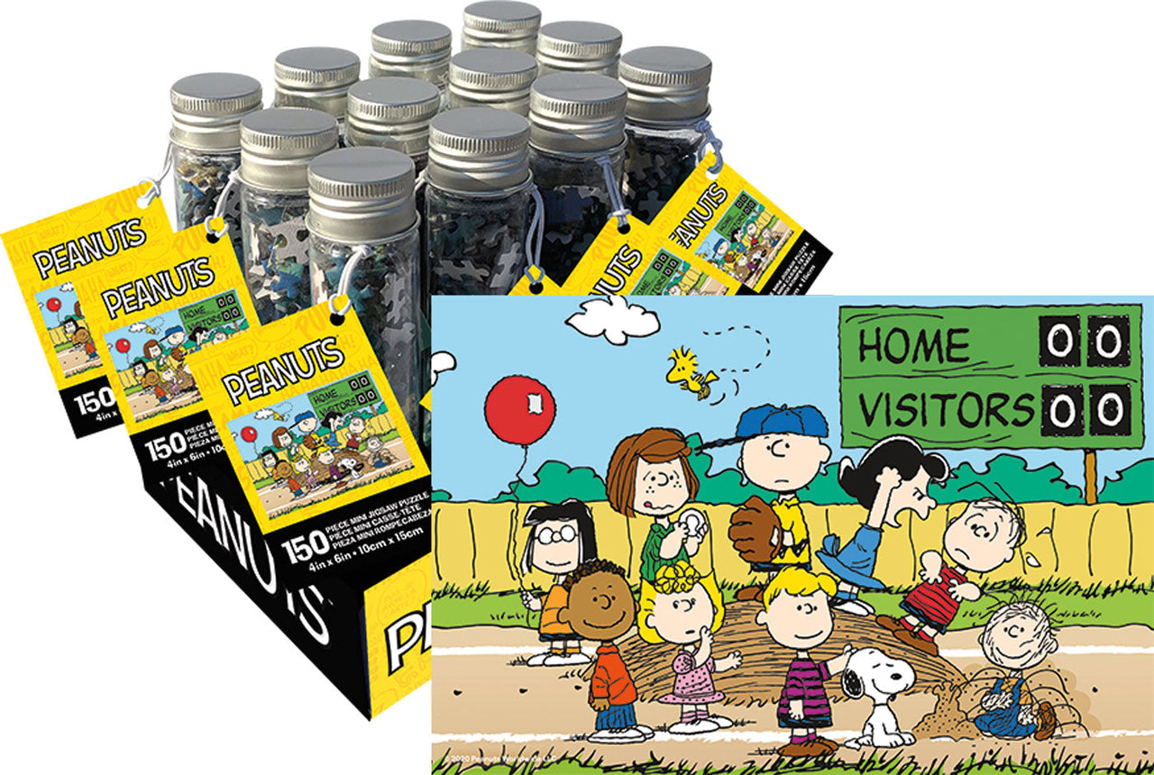Peanuts 150 Piece Jigsaw Puzzle In A Tube (MOQ 12pcs w/ Free Display) – 12 PC PPK