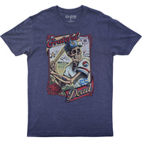 Thumbnail for GD On-Deck Dark Blue Heather Poly-Cotton T-Shirt