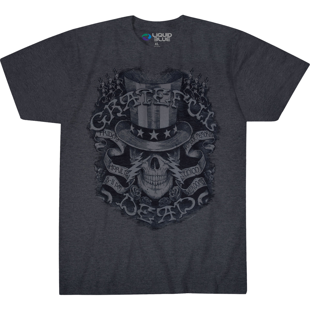 Memorial Ballroom Dark Heather Poly-Cotton T-Shirt
