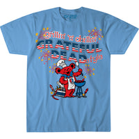 Thumbnail for Grillin n Chillin Light Blue T-Shirt