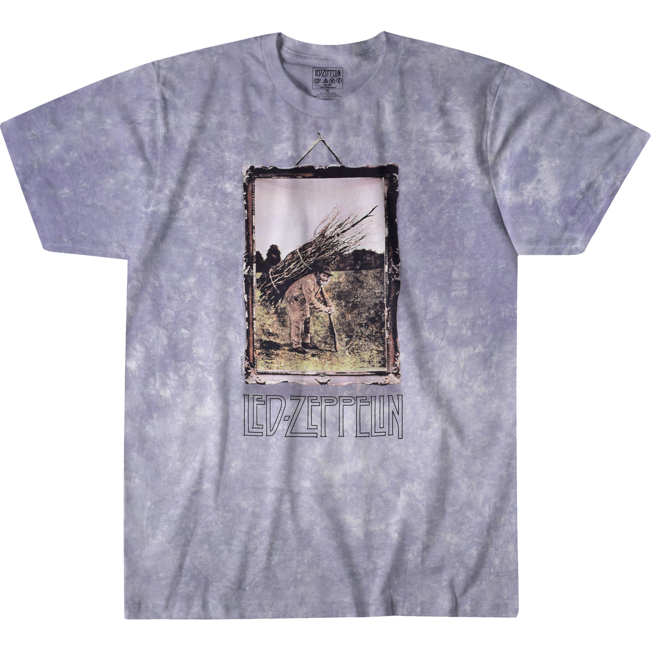 Man With Sticks Tie-Dye T-Shirt