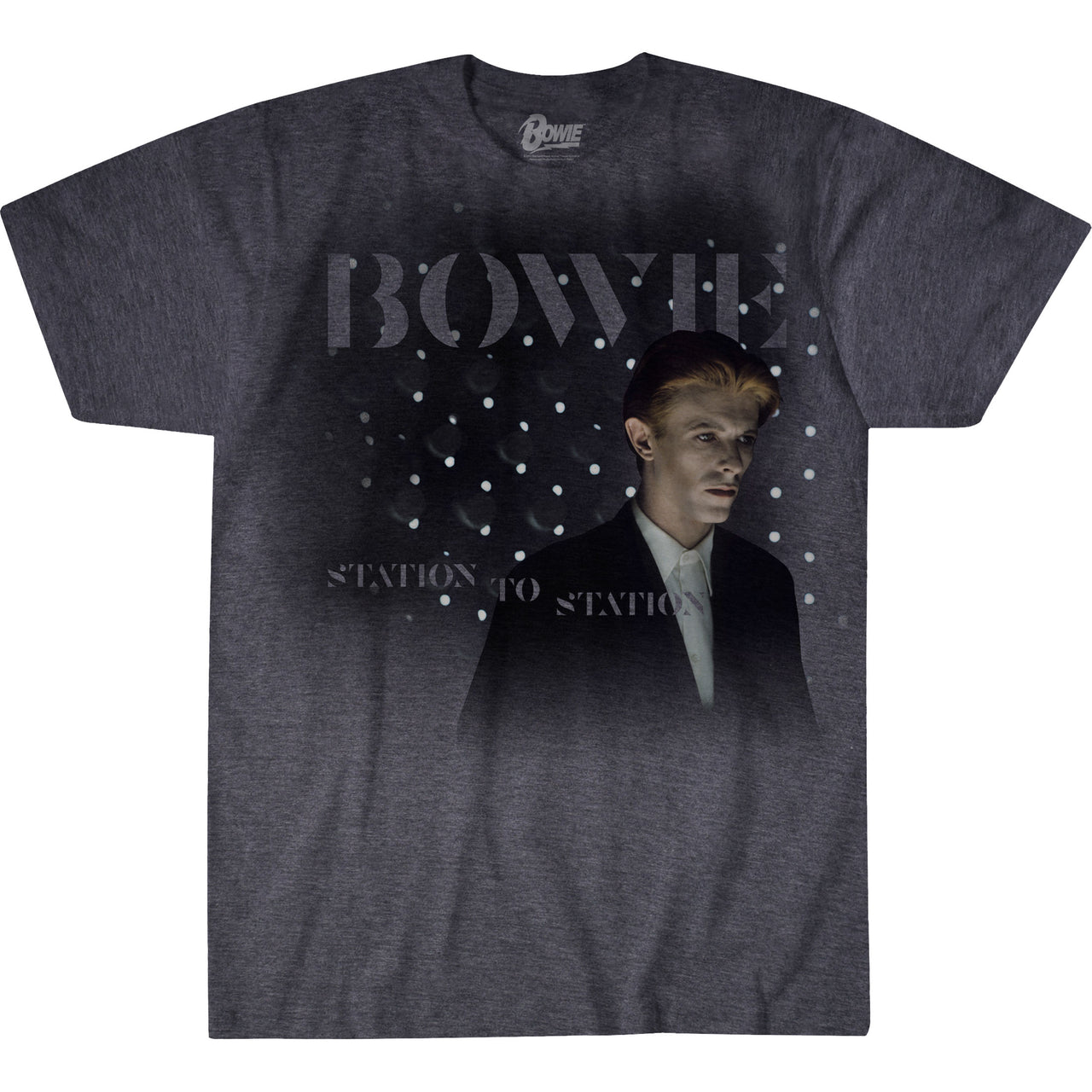 Station to Station Dark Heather Poly-Cotton T-Shirt