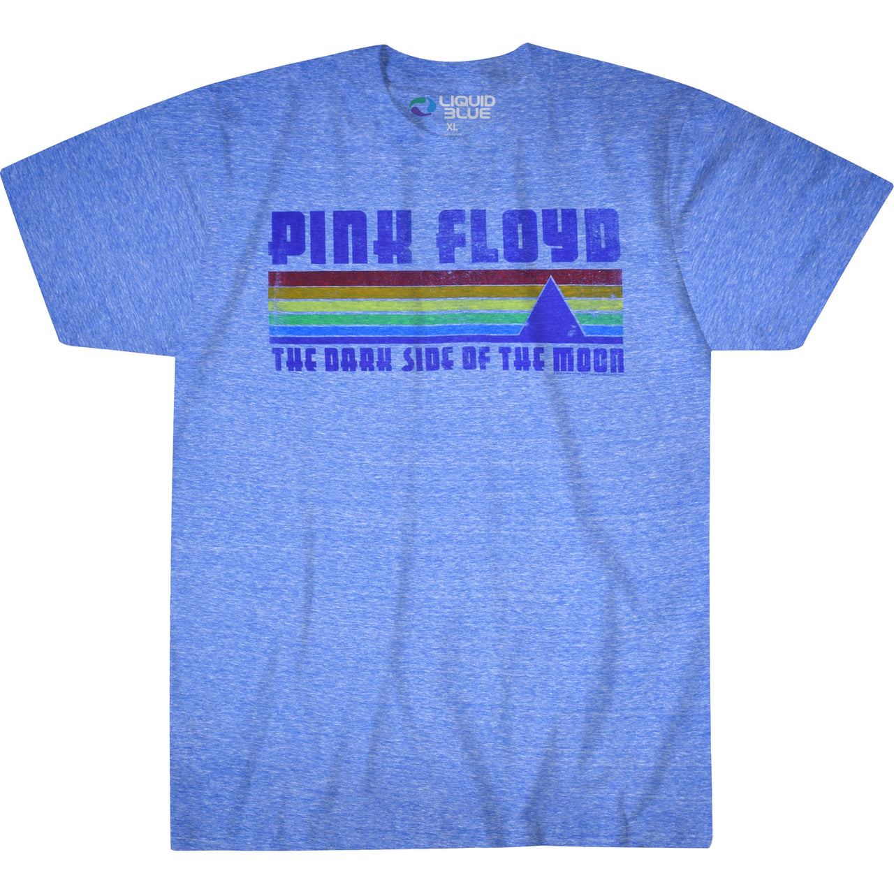 On The Run Blue Heather Tri-Blend T-Shirt
