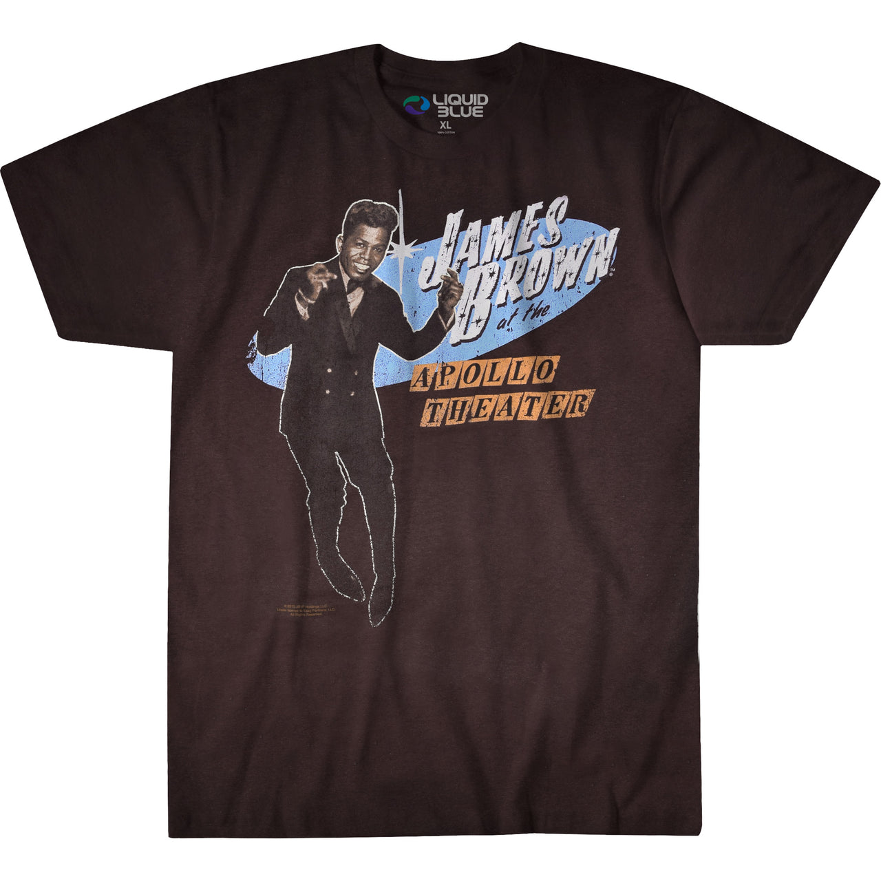 Live at the Apollo Brown Athletic T-Shirt
