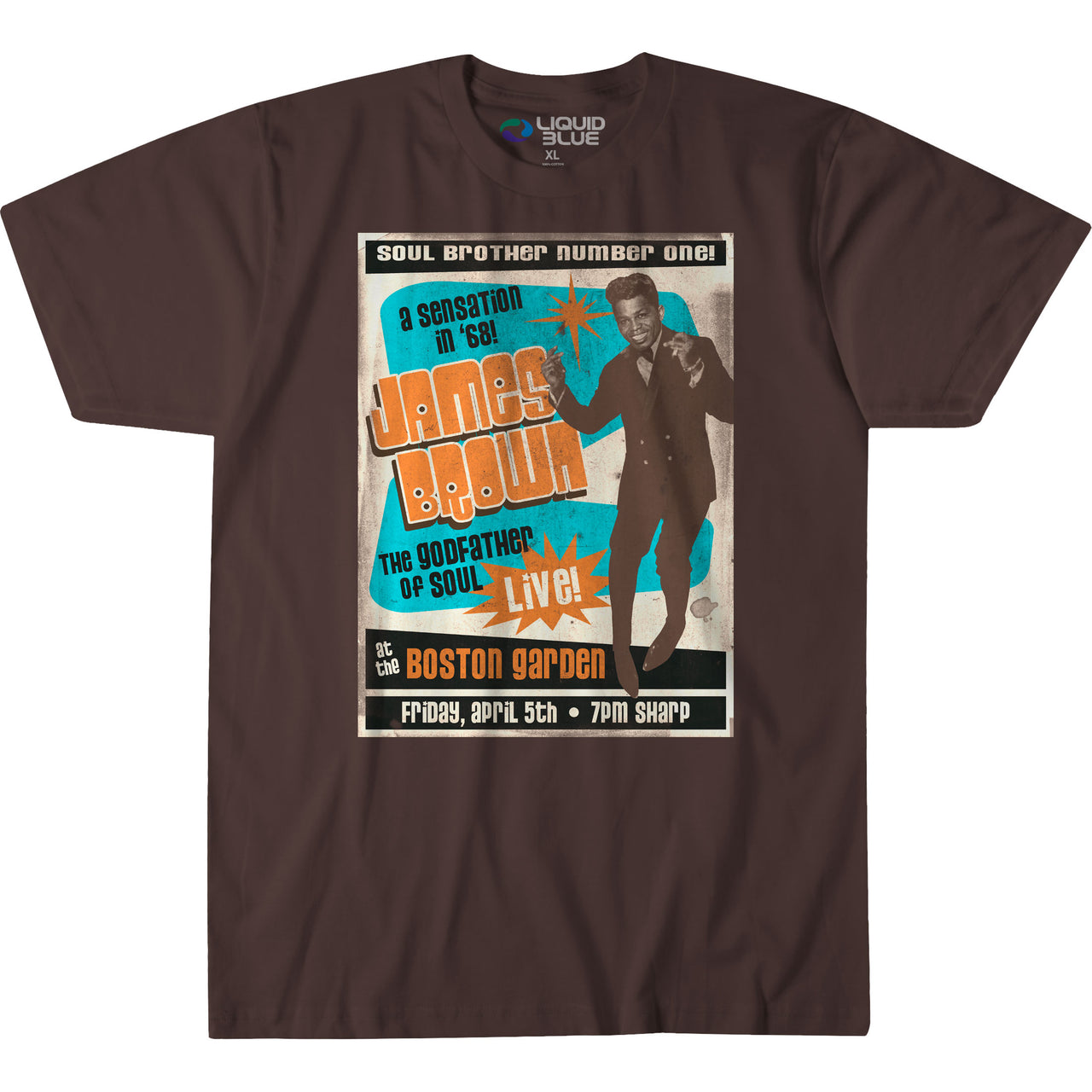 Soul Brother No. 1 Brown Athletic T-Shirt