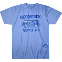 Thumbnail for Bethel Bus Blue Poly-Cotton T-Shirt