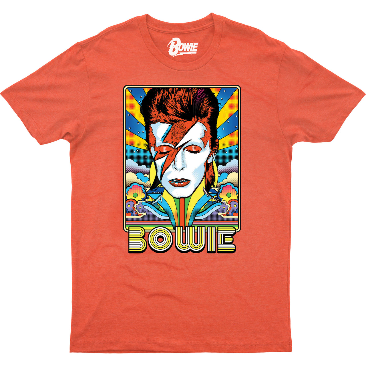 Fashion Orange Heather Poly-Cotton T-Shirt