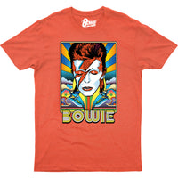 Thumbnail for Fashion Orange Heather Poly-Cotton T-Shirt