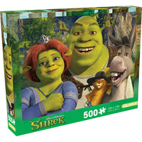 Thumbnail for Shrek Family 500 Piece Jigsaw Puzzle – 3 PC PPK